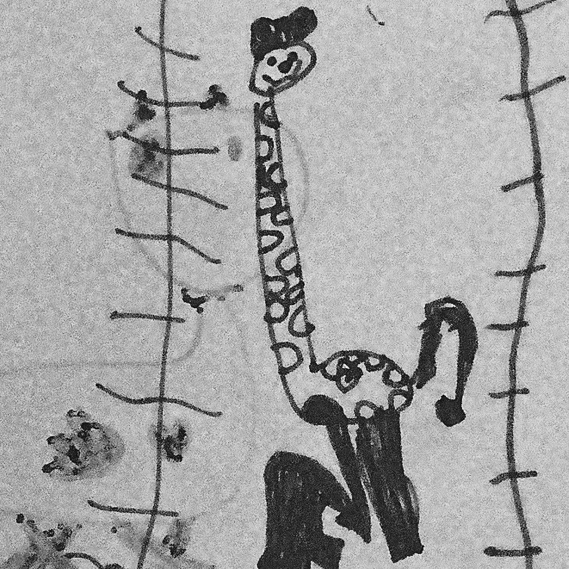 Smile giraffe by Zoey necklace