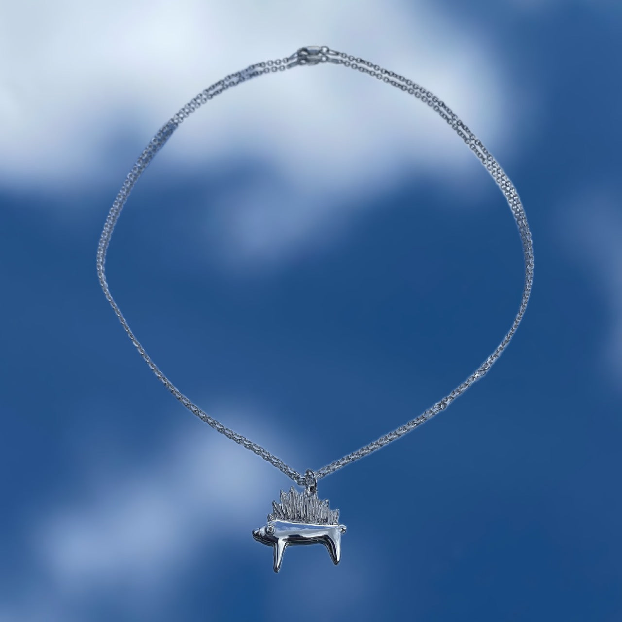 Cute hedgehog by Elia necklace