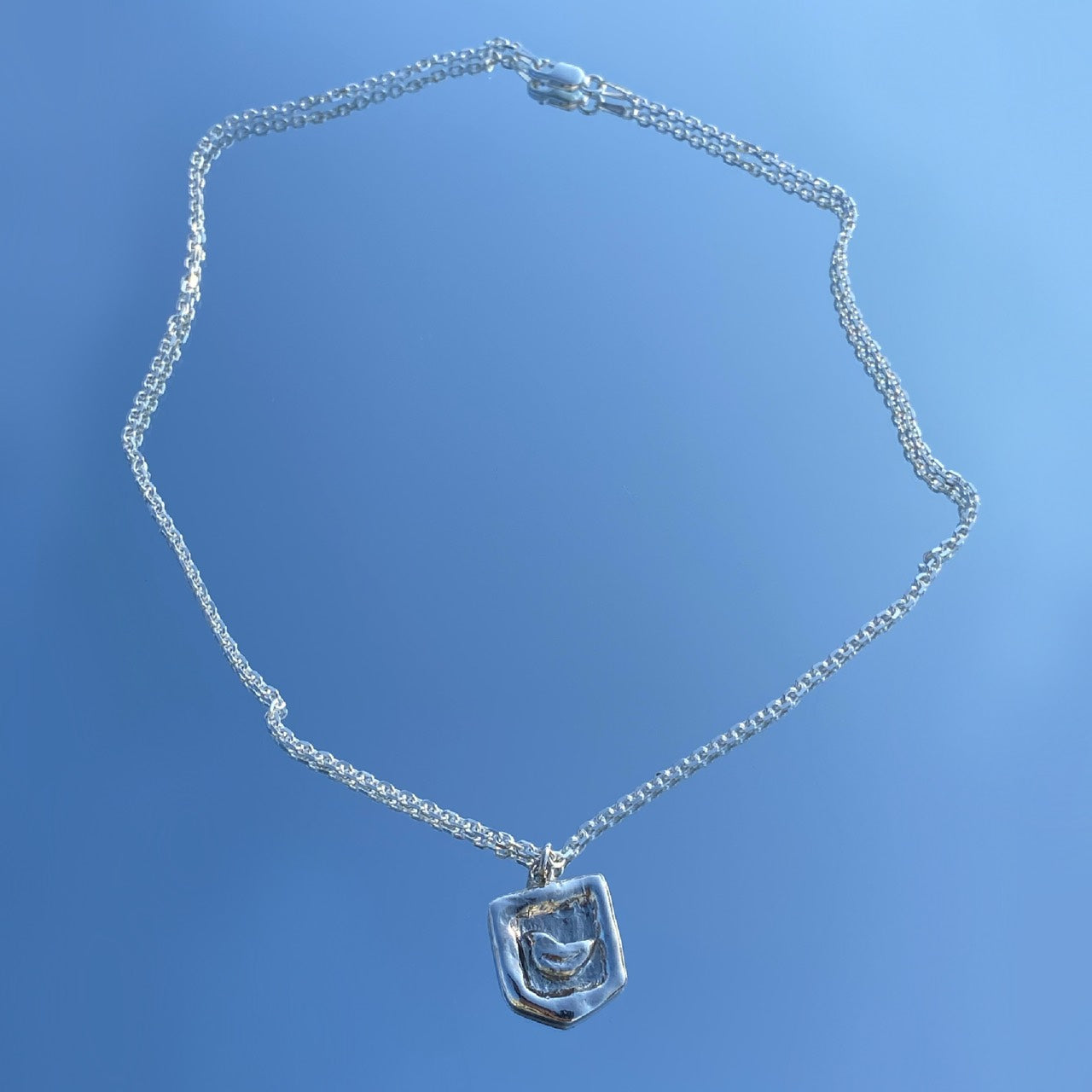 Bird in the frame necklace