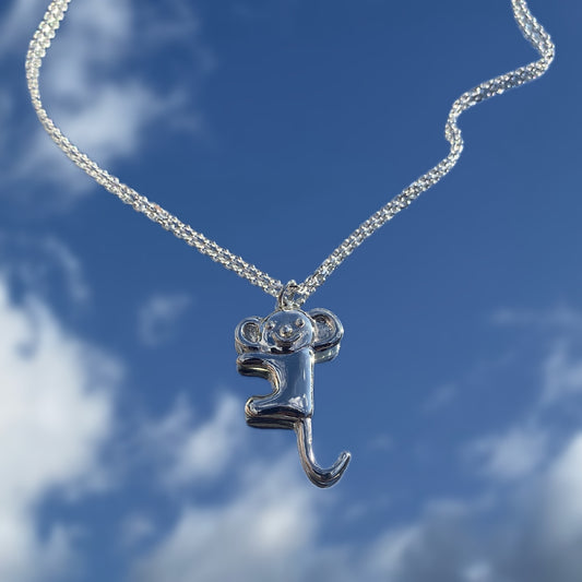 Cute monkey by Elia necklace