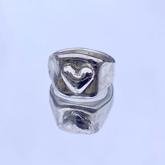 hard heart ring